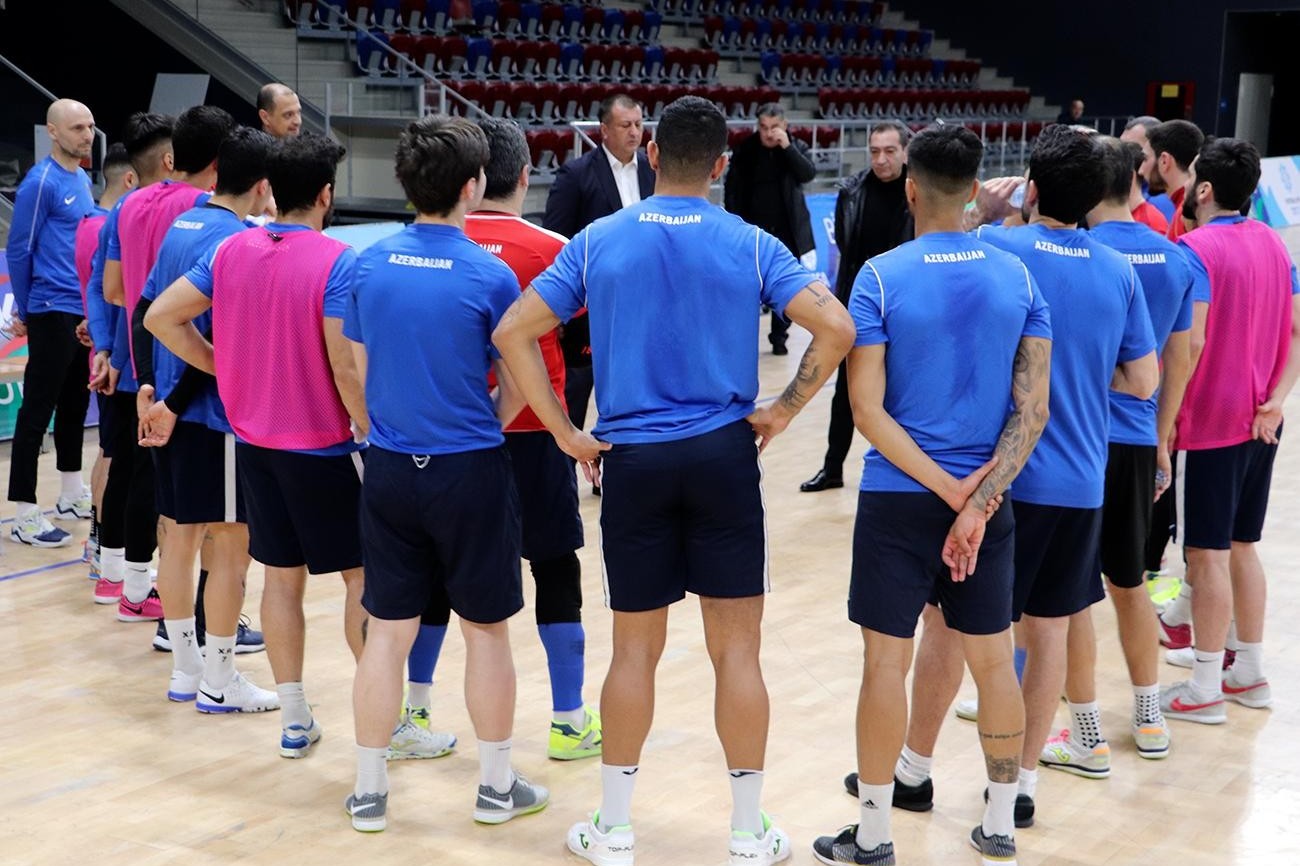 The president of the federation met with the national team - PHOTO