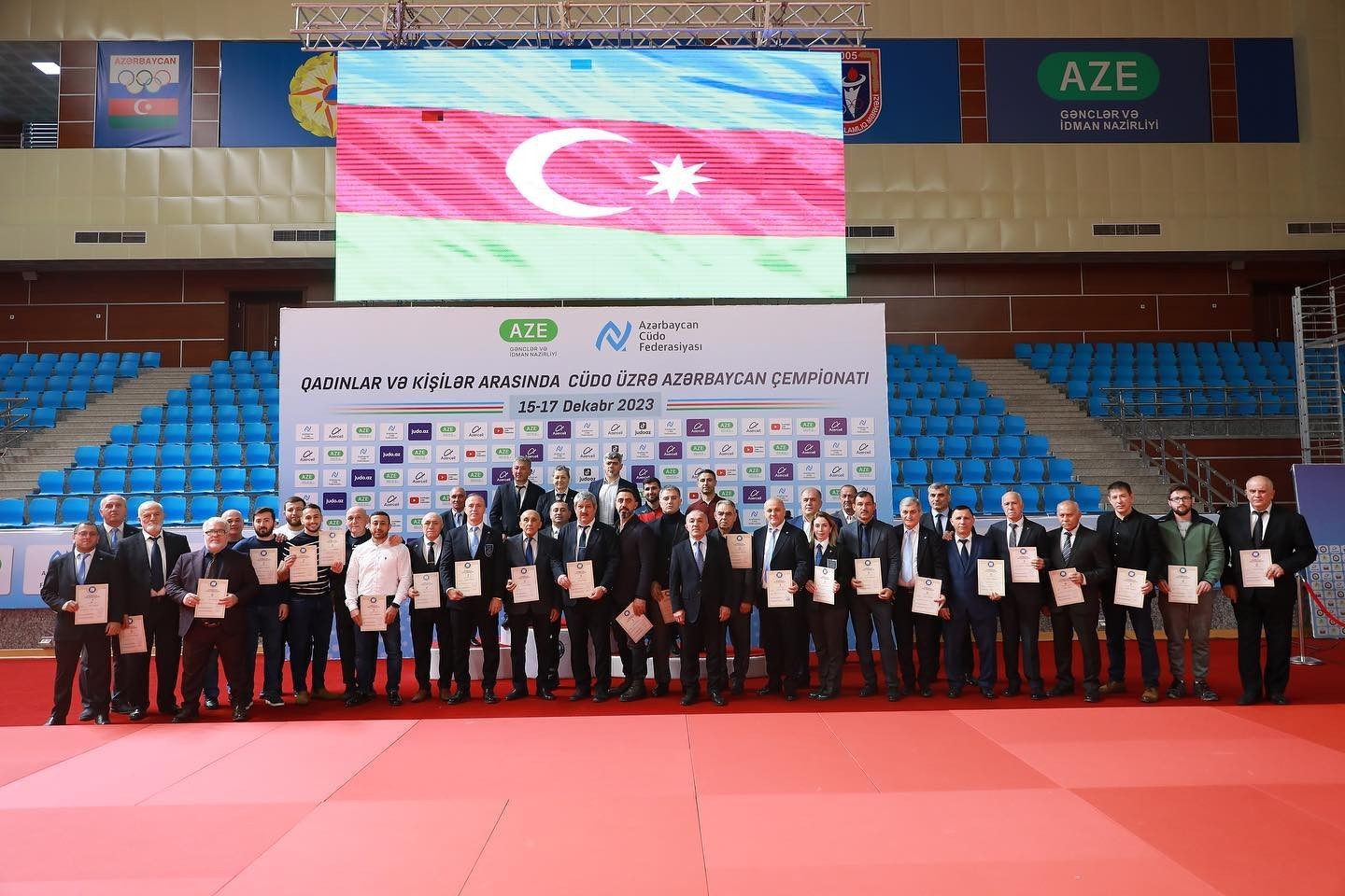 Azərbaycan cüdosunda xidmətləri olanlara Dan dərəcələri verilib