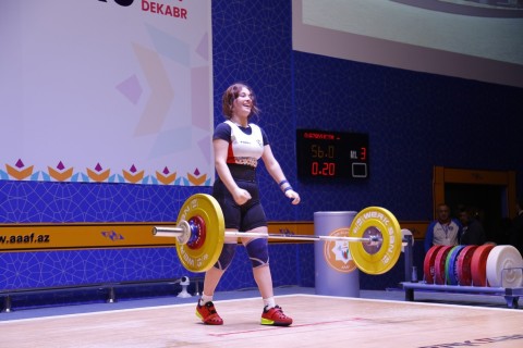 Azerbaijan Weightlifting Cup: Winners of 6 weight categories