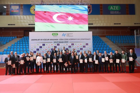 Azərbaycan cüdosunda xidmətləri olanlara Dan dərəcələri verilib