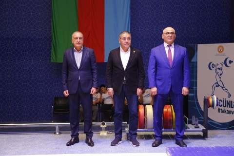 Ağırlıqqaldırma üzrə Azərbaycan Kubokunun açılış mərasimi keçirilib - FOTO
