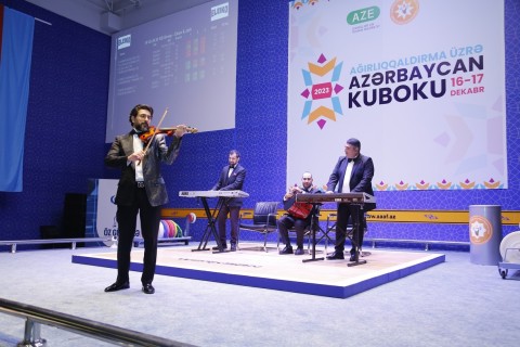 Ağırlıqqaldırma üzrə Azərbaycan Kubokunun açılış mərasimi keçirilib - FOTO