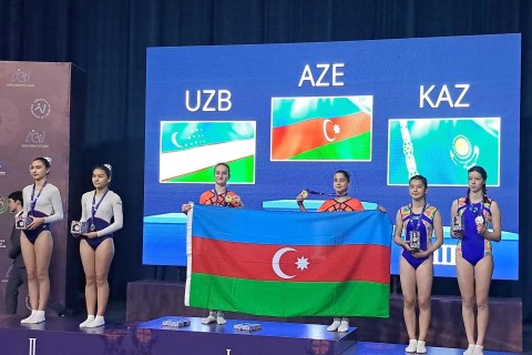 Gimnastlarımızdan Özbəkistanda 1 qızıl və 1 gümüş medal