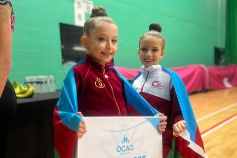 Azerbaijani gymnasts won 6 gold and 1 silver medals in London - PHOTO