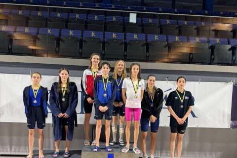 4 gold and 1 silver medals from the Azerbaijani swimmers in the international tournament - PHOTO