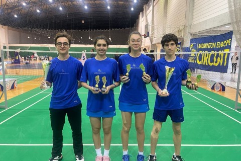 Azerbaijani badminton players won 5 medals in the international competition - PHOTO