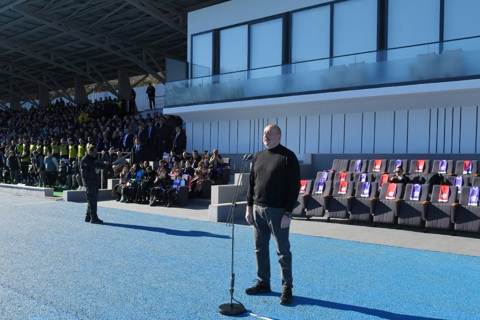President Ilham Aliyev: Qarabag - MOIK football match is very meaningful to be held in Khankendi