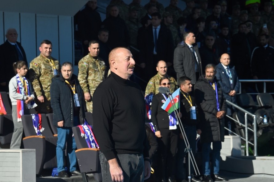 President: We, the glorious Azerbaijani Army, have proven to the world that it is us - the Azerbaijani nation - who are the true owners of these lands