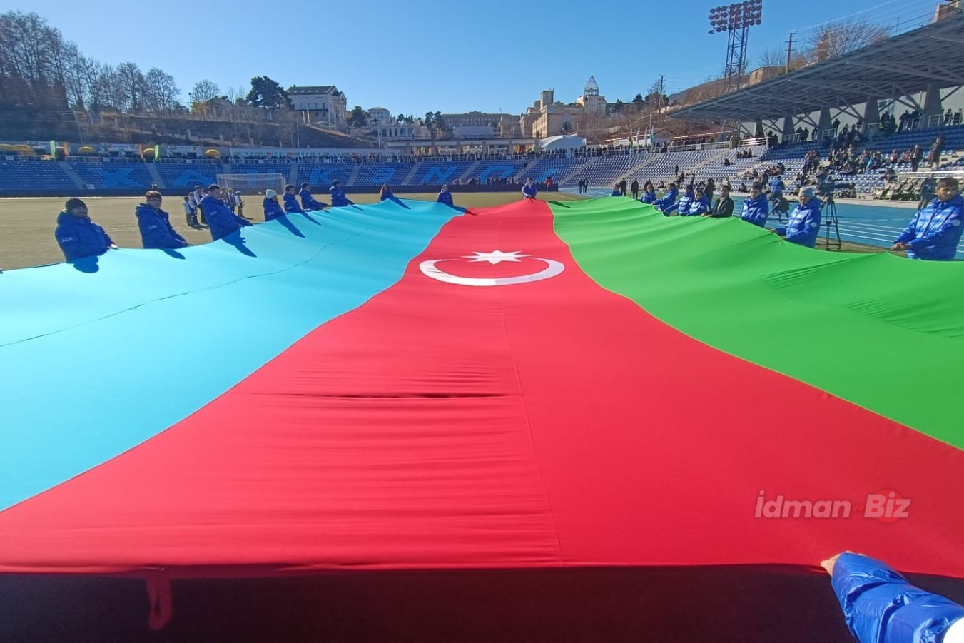 Khankendi City Stadium is ready for the historic game - PHOTO - VIDEO