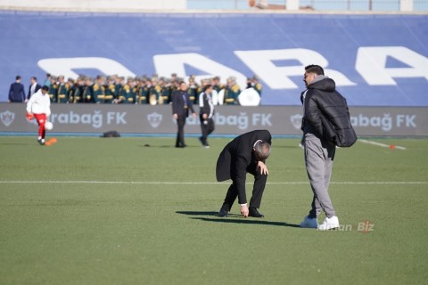 Xankəndi stadionunda Qurban Qurbanov qüruru - FOTO