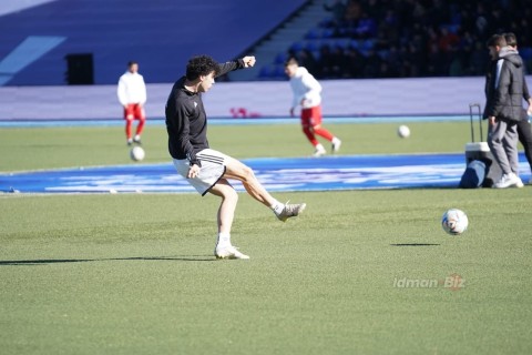 Xankəndi stadionunda Qurban Qurbanov qüruru - FOTO
