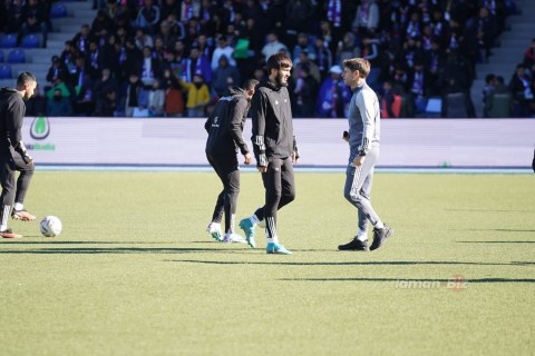 Xankəndi stadionunda Qurban Qurbanov qüruru - FOTO