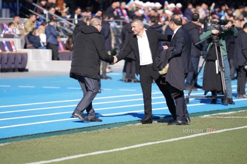 Xankəndi stadionunda Qurban Qurbanov qüruru - FOTO
