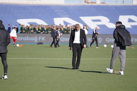 Xankəndi stadionunda Qurban Qurbanov qüruru - FOTO