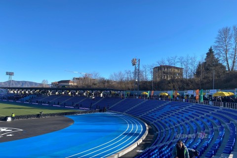 Khankendi City Stadium is ready for the historic game - PHOTO - VIDEO