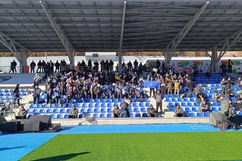 Khankendi City Stadium is ready for the historic game - PHOTO - VIDEO