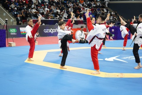 Taekvondo üzrə Azərbaycan çempionatının açılış mərasimi keçirilib - FOTO