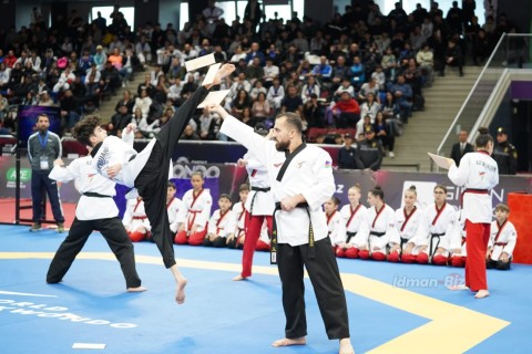 Taekvondo üzrə Azərbaycan çempionatının açılış mərasimi keçirilib - FOTO