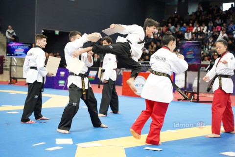 Taekvondo üzrə Azərbaycan çempionatının açılış mərasimi keçirilib - FOTO