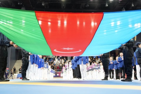 Taekvondo üzrə Azərbaycan çempionatının açılış mərasimi keçirilib - FOTO