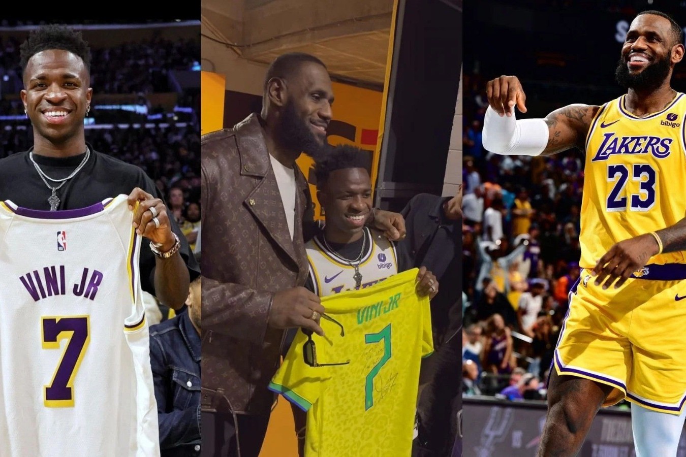 Vinicius Jr. and LeBron James exchanged jerseys - VIDEO