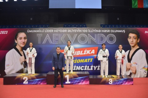 Taekvondo üzrə Azərbaycan çempionları müəyyənləşib - FOTO