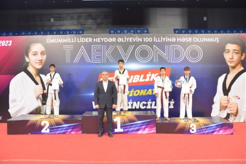 The Azerbaijan Taekwondo Championship among cadets has ended - AWARD-WINNER - PHOTO