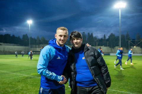 Gurban Gurbanov and his team met with the children of martyrs - PHOTO