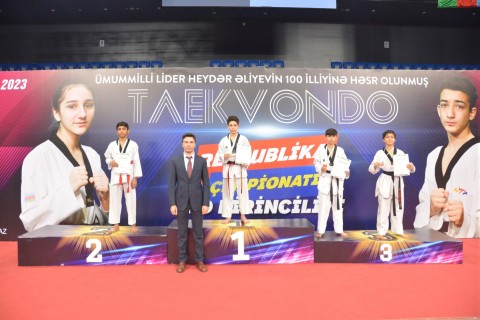 The Azerbaijan Taekwondo Championship among cadets has ended - AWARD-WINNER - PHOTO