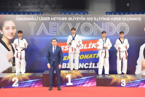 The Azerbaijan Taekwondo Championship among cadets has ended - AWARD-WINNER - PHOTO
