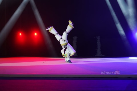 Milli Gimnastika Arenasında Yeni il şousu - FOTO