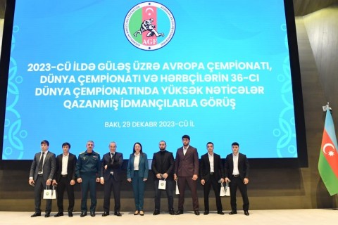 Güləşçilərimizin bu il qazandıqları medallarının sayı açıqlanıb - FOTO
