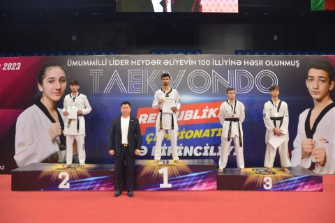 The Azerbaijan Taekwondo Championship winners have been announced - AWARD - WINNER - PHOTO