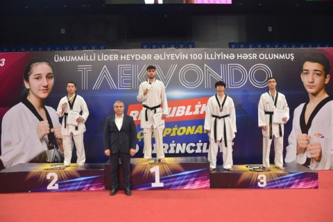 The Azerbaijan Taekwondo Championship winners have been announced - AWARD - WINNER - PHOTO