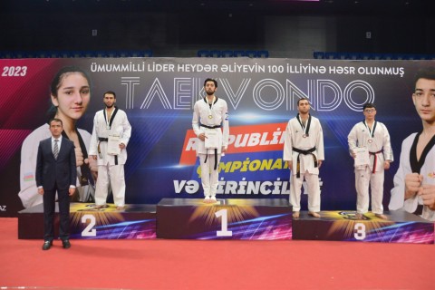 The Azerbaijan Taekwondo Championship winners have been announced - AWARD - WINNER - PHOTO