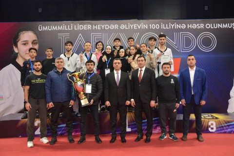 The Azerbaijan Taekwondo Championship winners have been announced - AWARD - WINNER - PHOTO