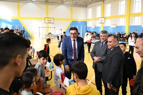 Stolüstü tennis turnirinin qalibləri bəlli olub – FOTO