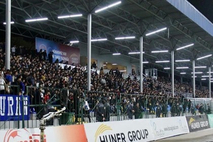 The number of spectators of the first half in the Azerbaijan Championship was announced
