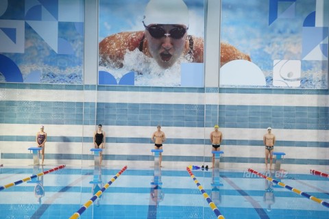ASAPES-in yeni üzgüçülük hovuzunun açılış mərasimi olub - FOTO