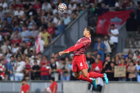 Virgil van Dijk was the best defender in the air