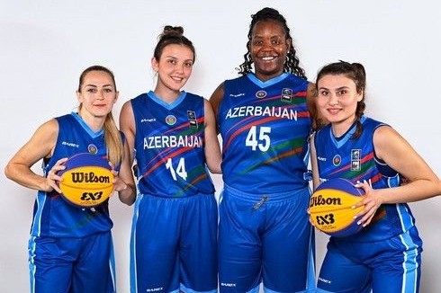 Azerbaijani 3x3 basketball team on their way to the Olympics