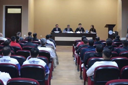 Oh Kvang Çeolun rəhbərliyi ilə taekvondo məşqçilərinin seminarı başlayıb - FOTO