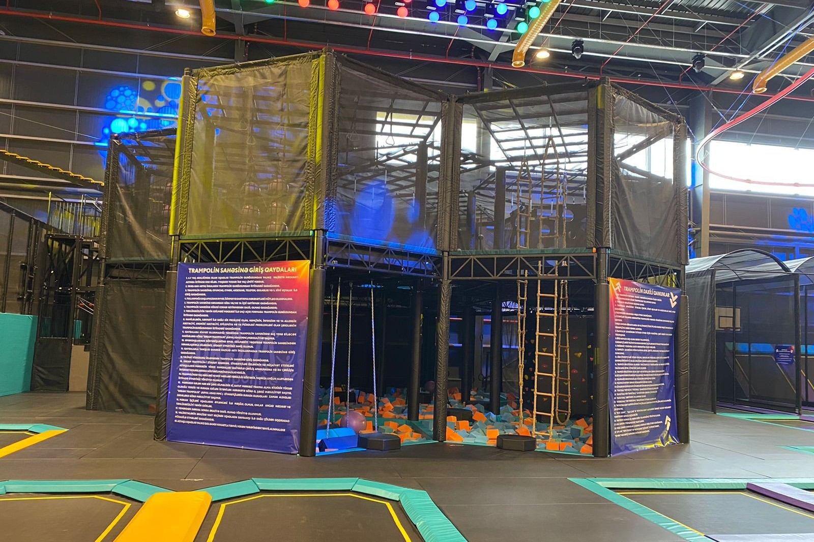 Europe's largest trampoline complex was opened in Baku - PHOTO