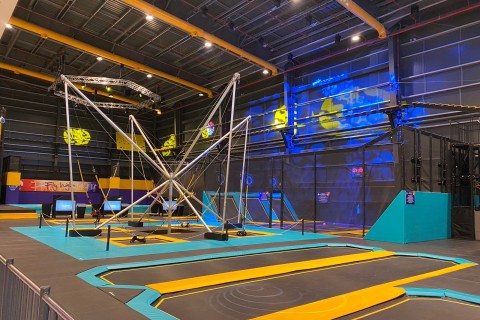 Europe's largest trampoline complex was opened in Baku - PHOTO