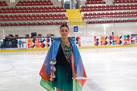 Azerbaijani figure skater qualified for the World Championship - PHOTO