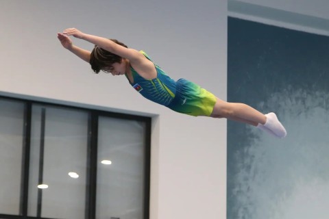 Gimnastlar yoxlama məşqi keçiblər - FOTO