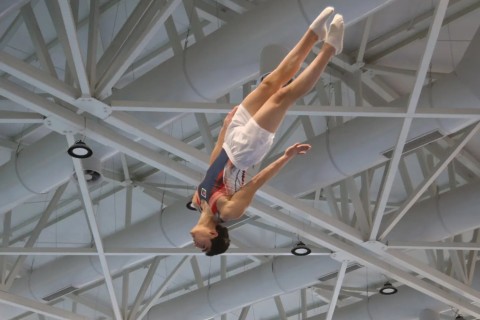 Gimnastlar yoxlama məşqi keçiblər - FOTO