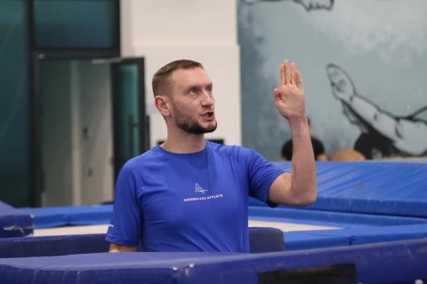 Gimnastlar yoxlama məşqi keçiblər - FOTO