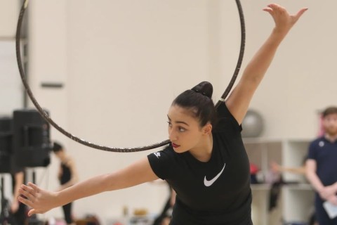 Mariana Vasileva watched the training of the national team - PHOTO