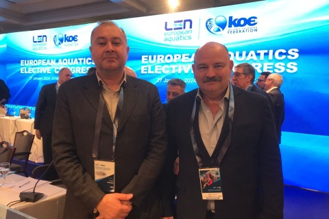Officials from the Azerbaijan Swimming Federation participated at the LEN event